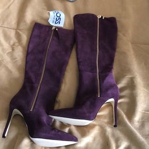 Purple Micheal Kors boots
